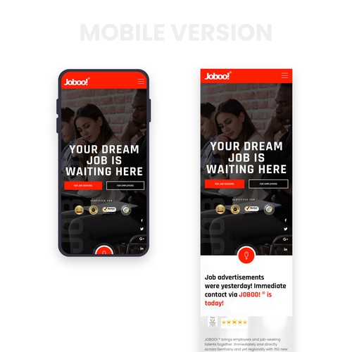 Web page design contest entry by MercClass