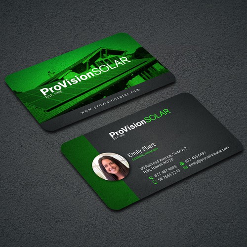 Solar Business Cards-ontwerp door dkuadrat™