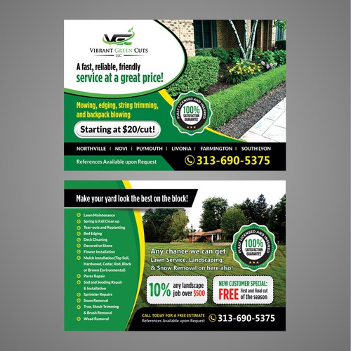 Lawn and Landscape Advertisement Design by Dzhafir