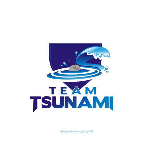 Create the next logo for Team Tsunami Design by designedbyjeriz▲