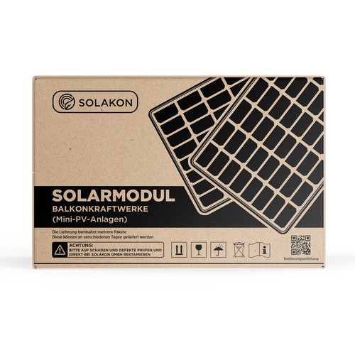 Create a nice Packaging Design for Solar Panels Design by Rajith Shantha