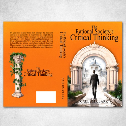 A classical yet modern book cover for philosophy/critical thinking Design by Rafido