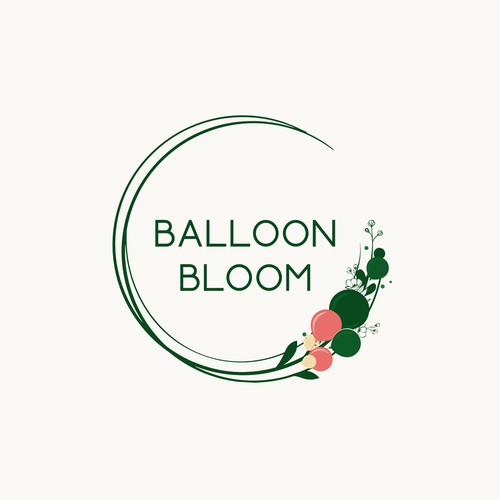 Balloon Bloom Logo Design by moon.design