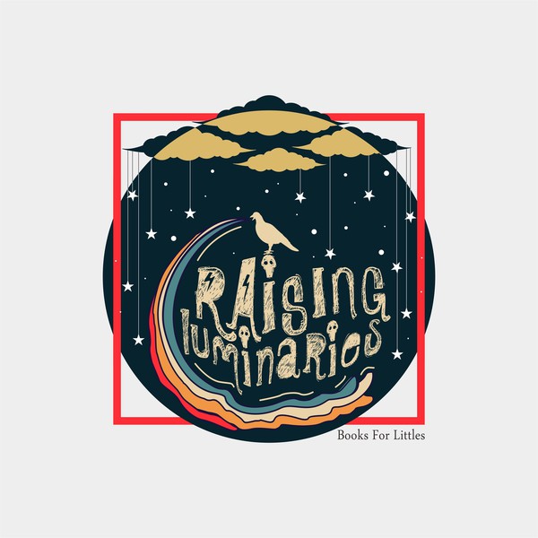 Design realizzato da marcvisual intitolato "RAISING LUMINARIES cover book and logo dream"