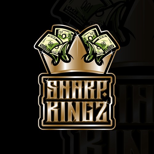 Sports betting community logo with a kings crown incorporated into the design Design by marcuz030