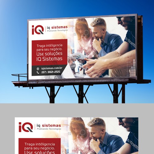 "Banner IQ Sistemas" winning Logo & business card