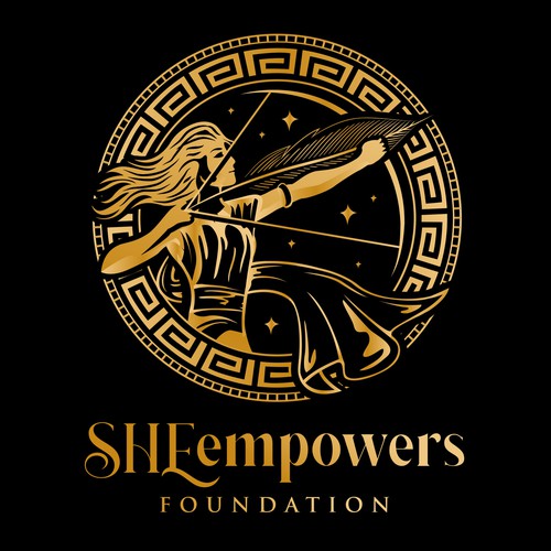 SHEempowers - luxurious design of a woman preferrably in some kind of a circle to appeal to women professionals Design by Jacob Gomes