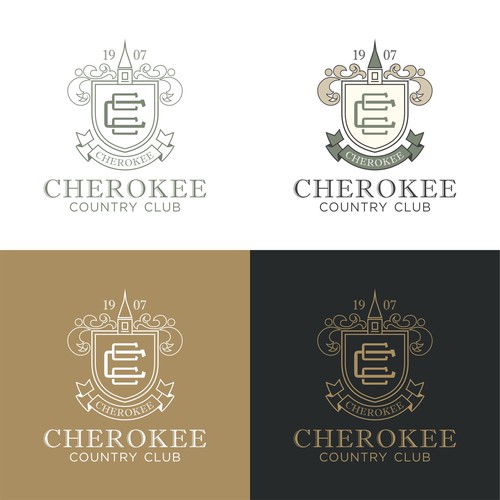 Cherokee country club crest | Logo design contest | 99designs