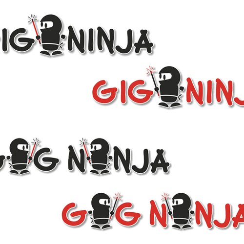 GigNinja! Logo-Mascot Needed - Draw Us a Ninja Design by n4t