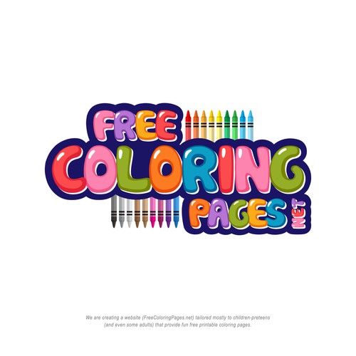 Help us create a logo for our coloring website! Design by paahry™