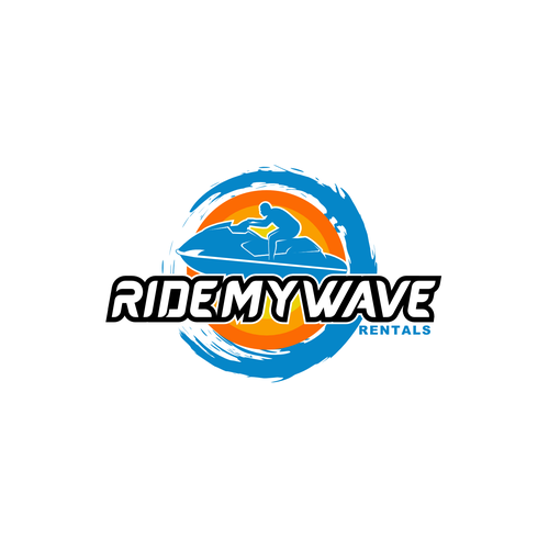 "cool", "edgy", "fun" jet ski company logo. Design by dmtrgor123