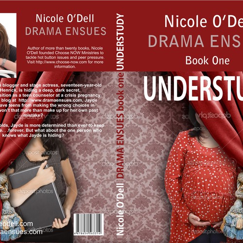 book cover for YA novel about teen pregnancy Design by Chameleonstudio74