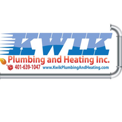 Create the next logo for Kwik Plumbing and Heating Inc. Ontwerp door KK-design