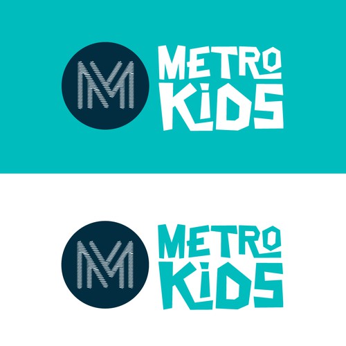 Metro Kids Logo Design by Nashdesigns