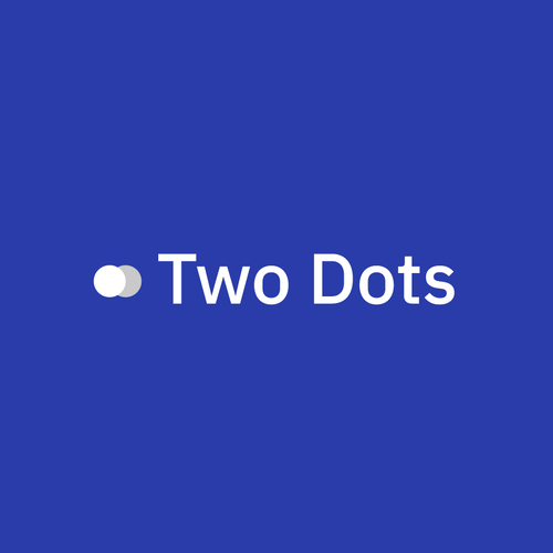 Two Dots Software Fraud Prevention Logo Design - Modern and Simple! Design by GIRMEN