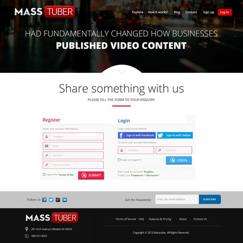 Web page design contest entry by mkswebtech
