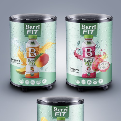 Branded Beverage Cooler Design by sougatacreative