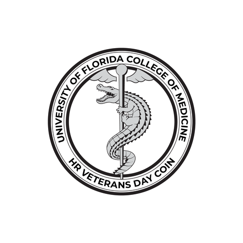 University of Florida Veterans Day Coin Contest Design by abiedt