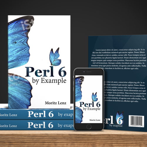 Programming Language Book Cover with a Butterfly Design por negmardesign