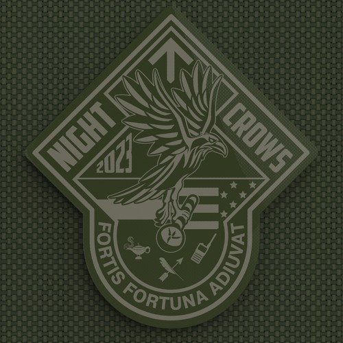 NIGHT CROWS - Military Special Operations Unit Logo design contest - GER/US Design by Sasha Løft