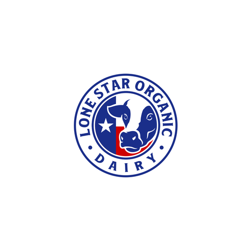 Organic Dairy In Texas - Logo Design by mac23line