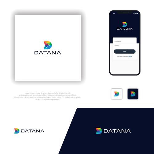 "Fancy modern logo for a new tech startup" winning 