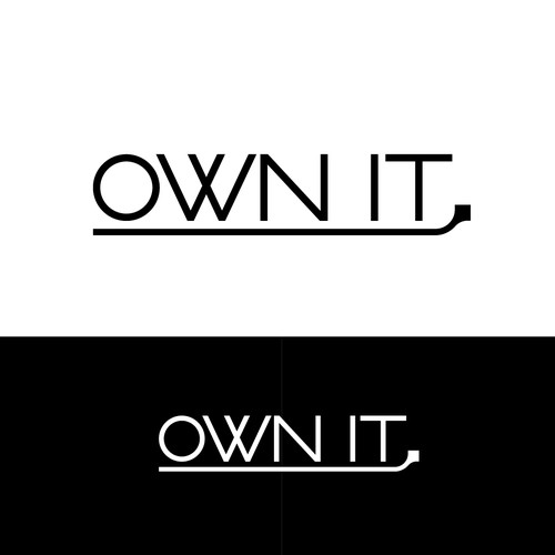 Edgy logo design for OWN IT Design by *Auden.Design*