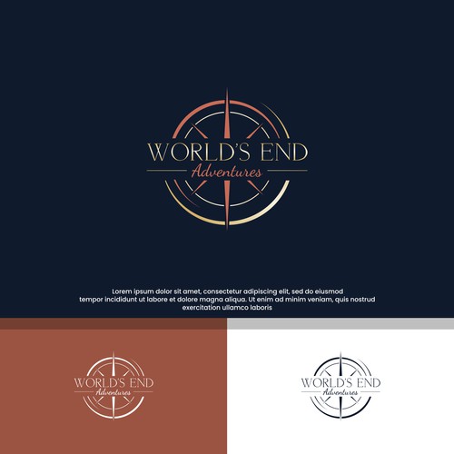 Design a travel agency logo that blends adventure and luxury Design by ChemcoRD