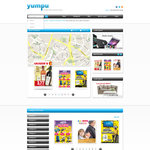 Create the next website design for yumpu.com Webdesign  Réalisé par DOM Studio