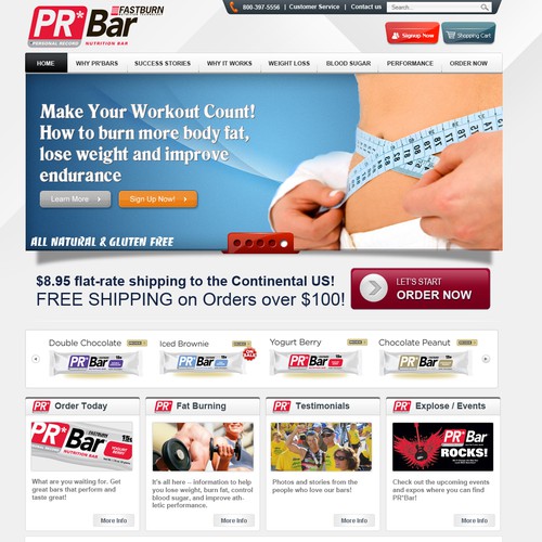 Design by Creative Design 499 titled "Nutrition Website Wordpress Design"