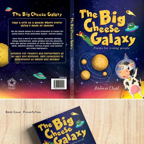 Create a cover for children's book 'The Big Cheese Galaxy' | Book cover ...