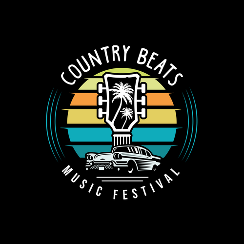 Iconic logo for iconic event for country music festivals in Florida Design by Mouser®