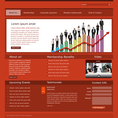 Design di Create the next Web Page Design for AWE (The Association of Women Entrepreneurs & Executives) di Harshika Graphics