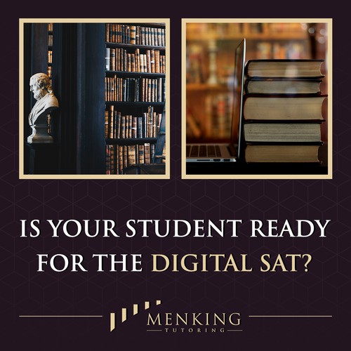 Dark Mode Academia Tutoring Course Ad Image Design by Lasmare