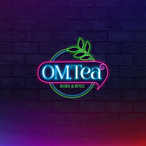 Design eye catching logo for bubble tea shop. Design by Maria Angelica Gomez