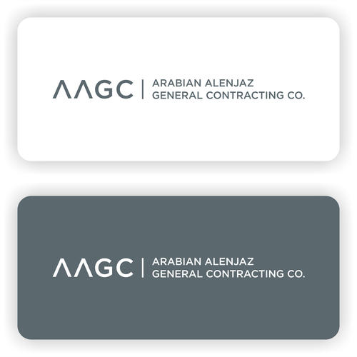 “Modern Industrial Logo for AAGC – Construction & Contracting Company” Design by -athala-