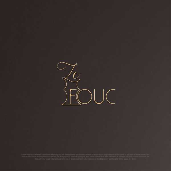 Design by Emmaginati°n titled "Vintage Luxury Logo for Le Fouc"