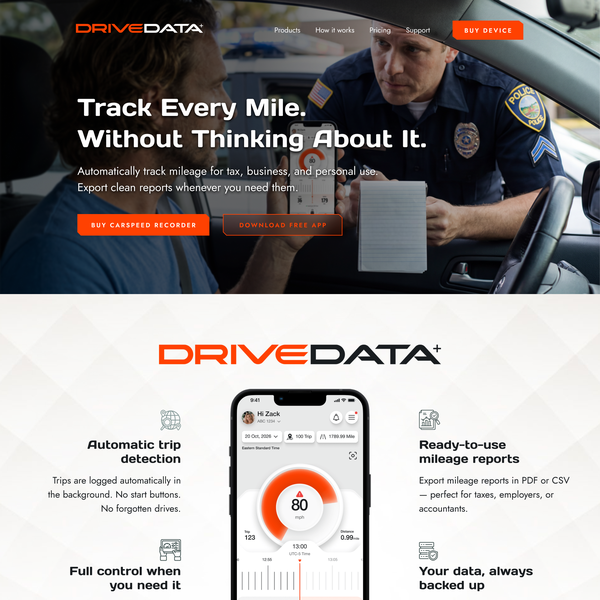 DriveData+ — Product Story & UX Positioning