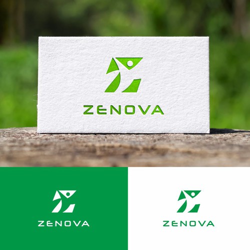 Zenova Logo: Revolutionary suite of health and wellness mobile apps Design by #JD™