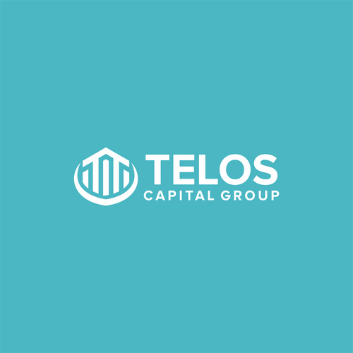 Professional, modern style logo with either "Telos" or "Telos Capital Group" written next to it roughly the same size Design by duatigade