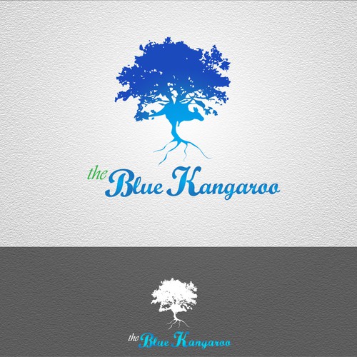 The Blue Kangaroo Cafe's quest for BRAND and Identity. Design by Tye.Haslip