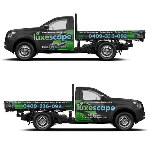 Design a luxury truck wrap for an innovative landscaping firm Design by Anugerah ilahi