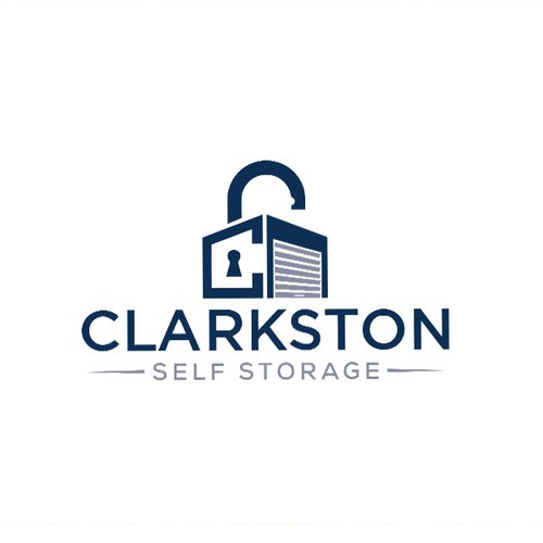Self Storage Logo | Clarkston Self Storage Design by RayStudio