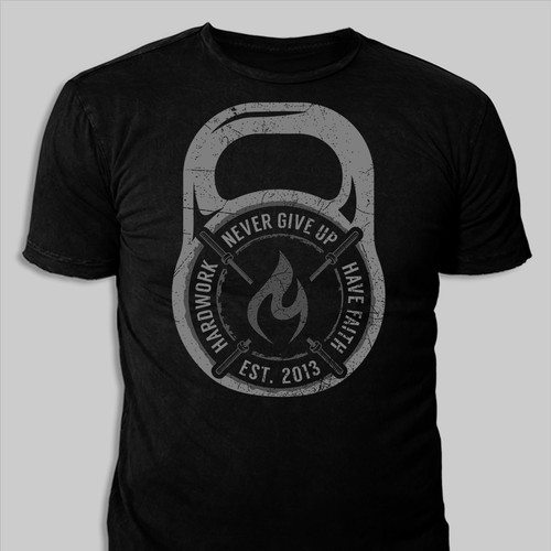 Create Edgy T-shirt Designs for Never Give Up! | Clothing or apparel ...