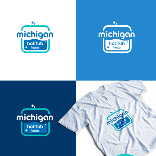 Michigan Hot Tub Rental Logo Design Contest Design by Artifexfaz