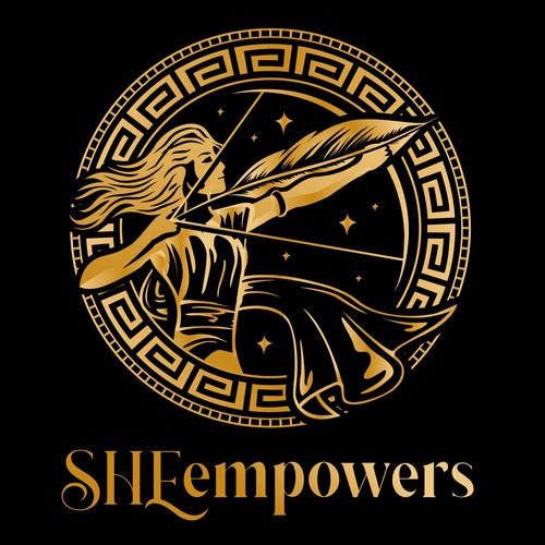 SHEempowers - luxurious design of a woman preferrably in some kind of a circle to appeal to women professionals Design by Jacob Gomes