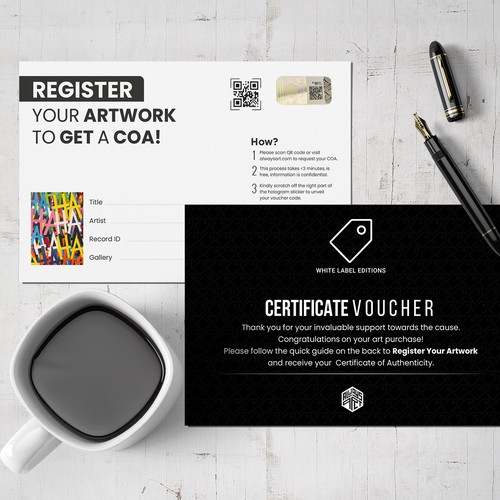 Certificate Voucher Design by Sketch Media™