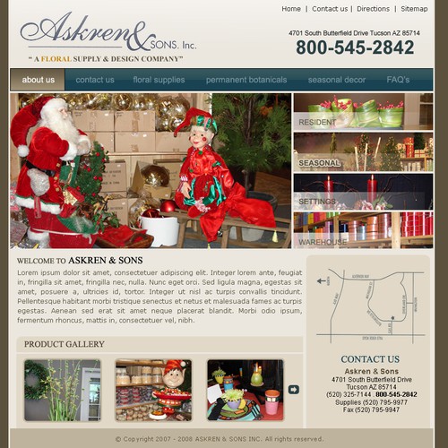 Floristâ€™s supplier requires new site design - Uncoded $251