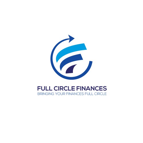 Simple but eye catching Full Circle logo for retirees Design by spArt31™