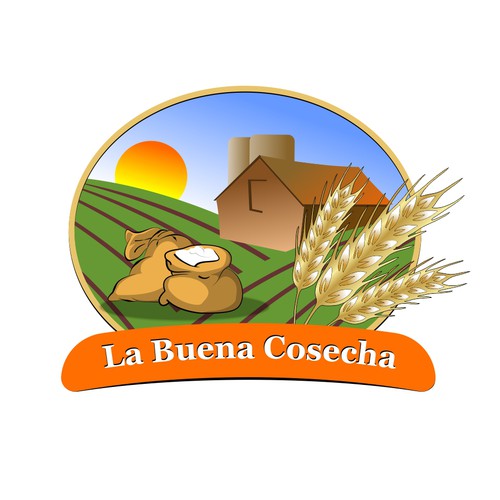 コンペ「New logo wanted for La Buena Cosecha」のデザイン by Ovalさん 